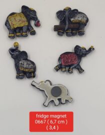 CERAMIC ELEPHANT FRIDGE MAGNET 0667